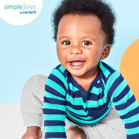 SimpleJoys by Carters, stripe onsie set - Picture 5 of 7